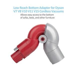 Genuine Dyson Low-reach adaptor Outsize, V15, V11, V10, V8, and V7 vacuums.